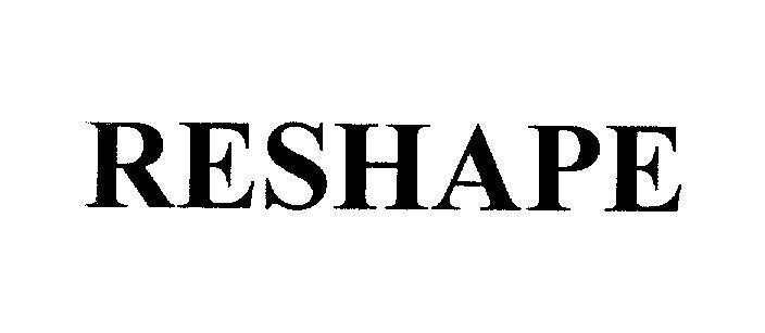 Mẫu nhãn hiệu RESHAPE