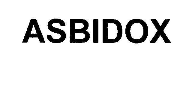 Mẫu nhãn hiệu ASBIDOX