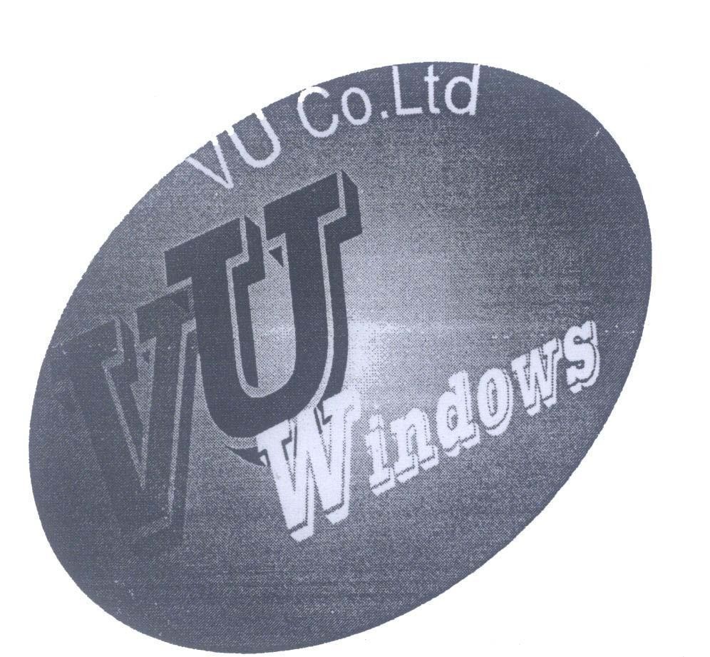 Mẫu nhãn hiệu VU Windows VU Co. Ltd