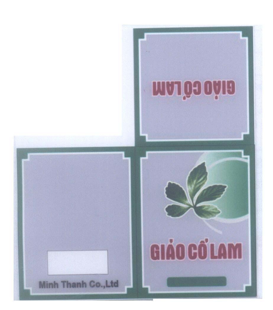 Mẫu nhãn hiệu Minh Thanh Co., Ltd Giảo Cổ Lam
