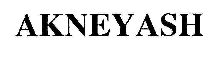 Mẫu nhãn hiệu AKNEYASH