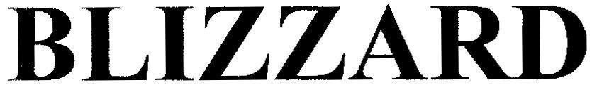 Mẫu nhãn hiệu BLIZZARD