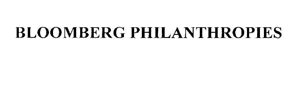 Mẫu nhãn hiệu BLOOMBERG PHILANTHROPIES