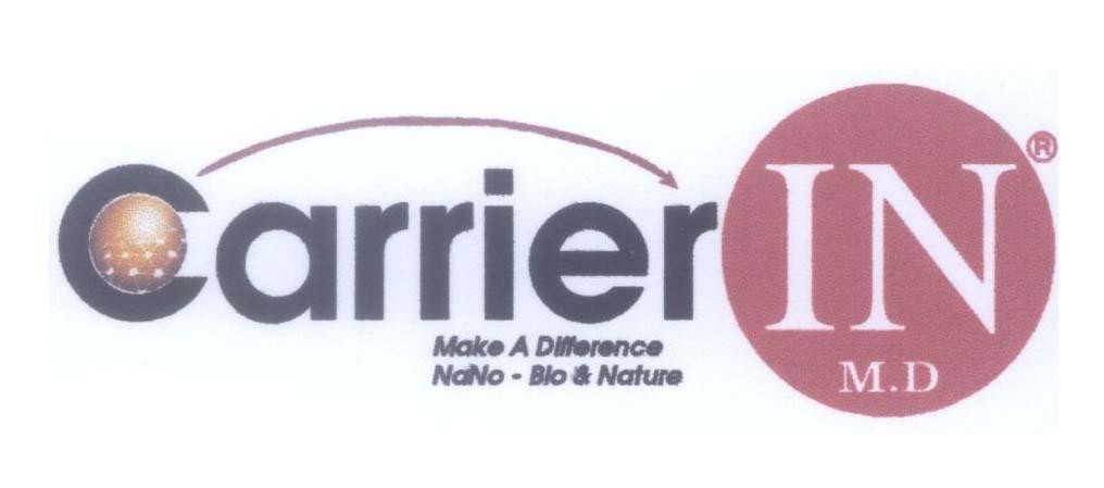 Mẫu nhãn hiệu Carrier IN M.D Make A Difference NaNo - Bio & Nature