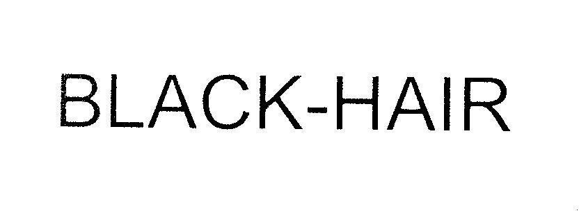 Mẫu nhãn hiệu BLACK-HAIR