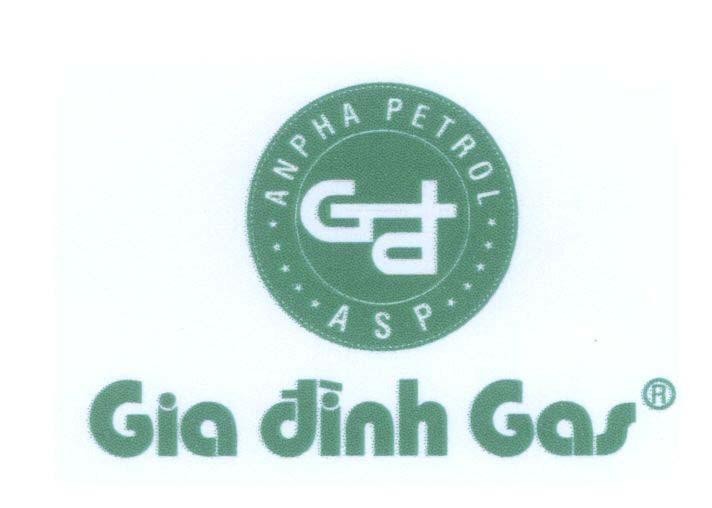 Mẫu nhãn hiệu GĐ ANPHA PETROL ASP Gia đình gas