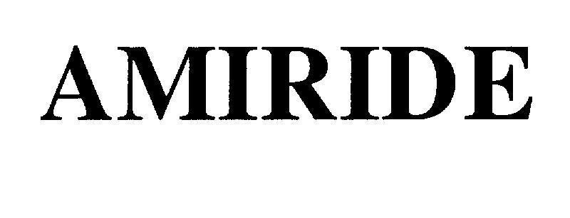 Mẫu nhãn hiệu AMIRIDE