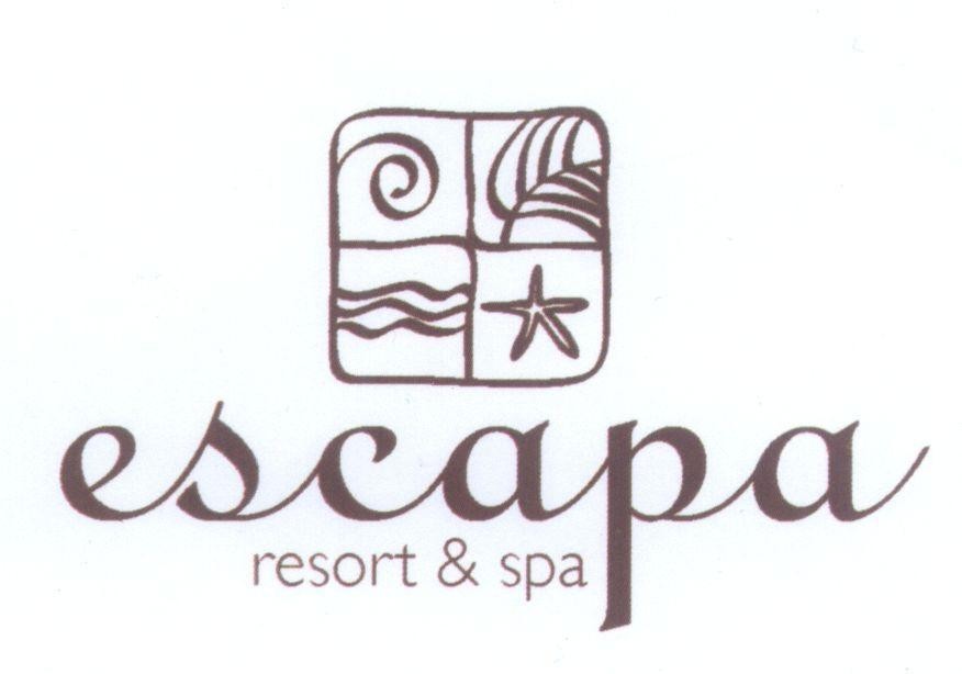 Mẫu nhãn hiệu escapa resort & spa