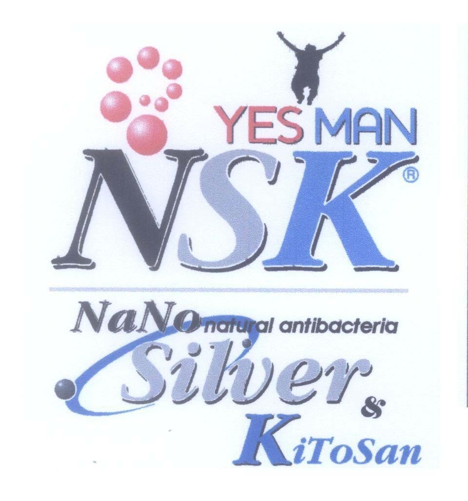 Mẫu nhãn hiệu YES MAN NSK NaNo natural antibacteria Silver KiToSan