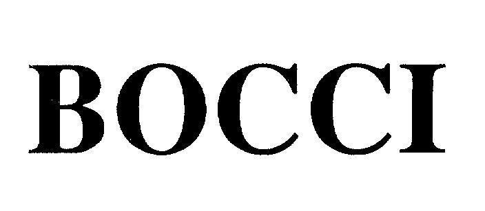 Mẫu nhãn hiệu BOCCI
