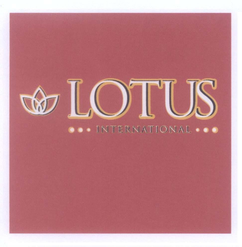 Mẫu nhãn hiệu LOTUS INTERNATIONAL