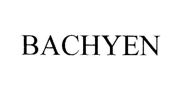 Mẫu nhãn hiệu BACHYEN