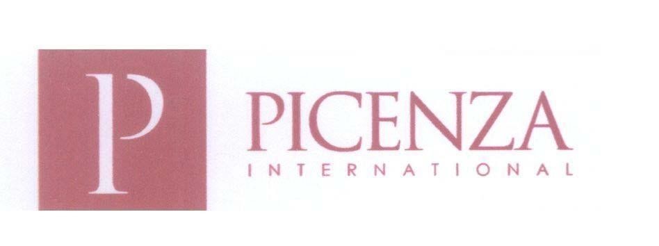 Mẫu nhãn hiệu P PICENZA INTERNATIONAL