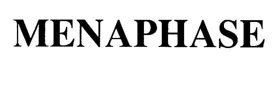 Mẫu nhãn hiệu MENAPHASE