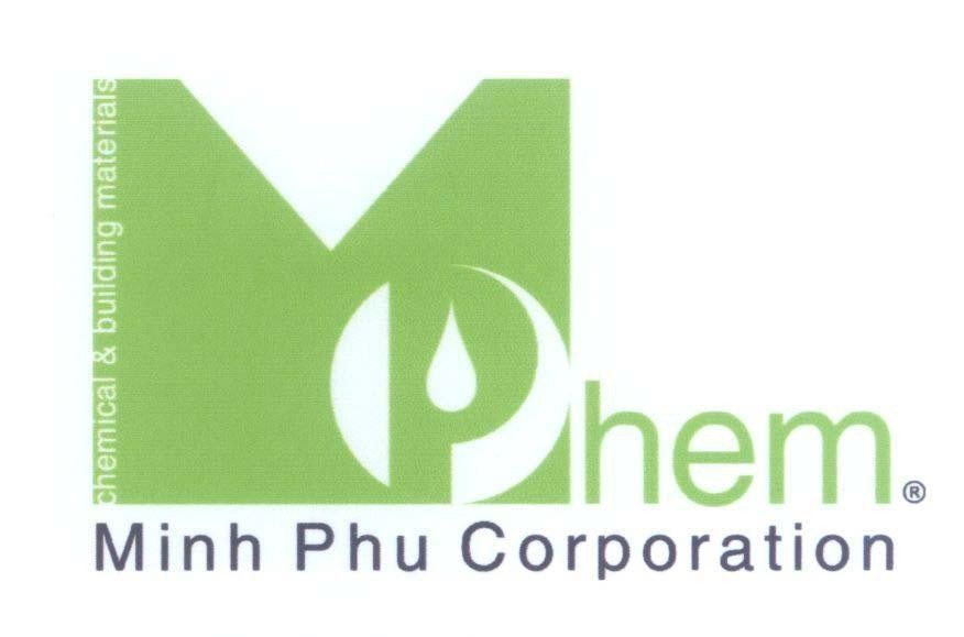 Mẫu nhãn hiệu M P hem Minh Phu Corporation chemicals & building materials