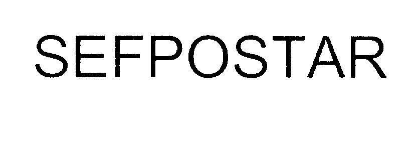 Mẫu nhãn hiệu SEFPOSTAR