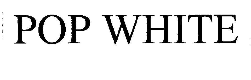 Mẫu nhãn hiệu POP WHITE