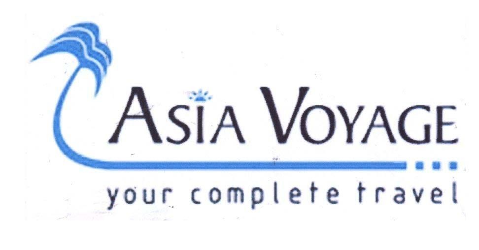 Mẫu nhãn hiệu ASIA VOYAGE your complete travel