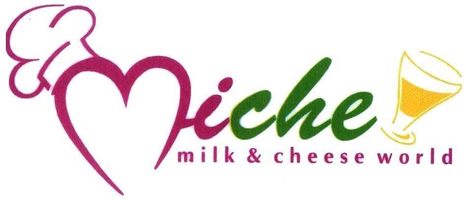 Mẫu nhãn hiệu Miche milk & cheese world