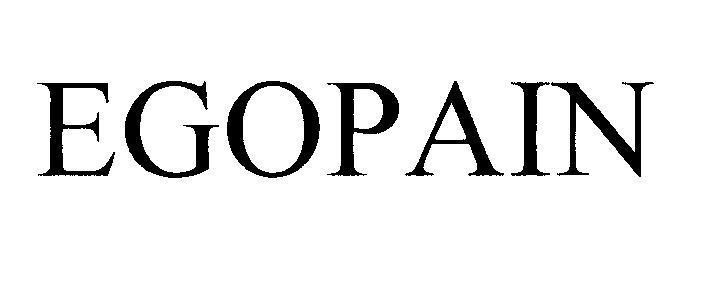 Mẫu nhãn hiệu EGOPAIN