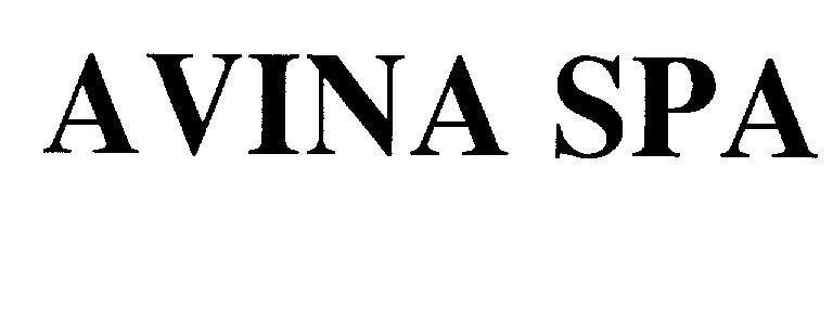 Mẫu nhãn hiệu AVINA SPA