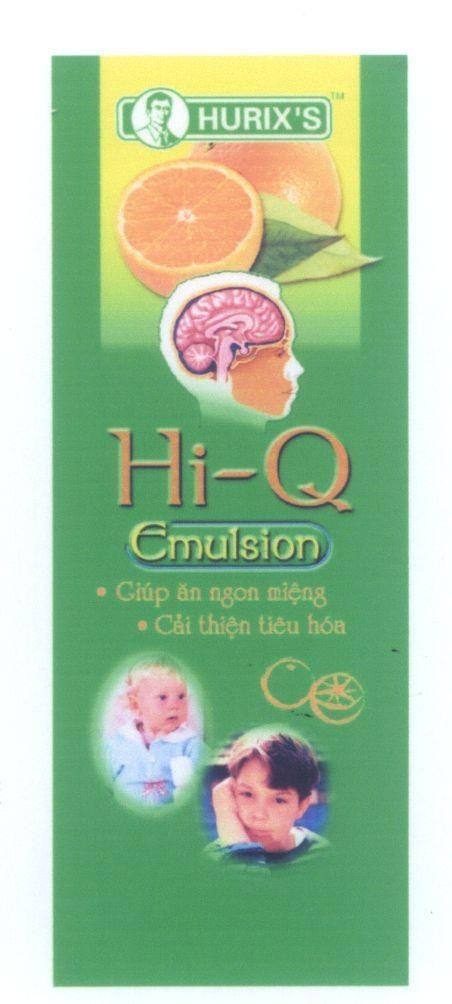 Mẫu nhãn hiệu HURIX'S Hi-Q Emulsion Giúp ăn ngon miệng Cải thiện tiêu hoá