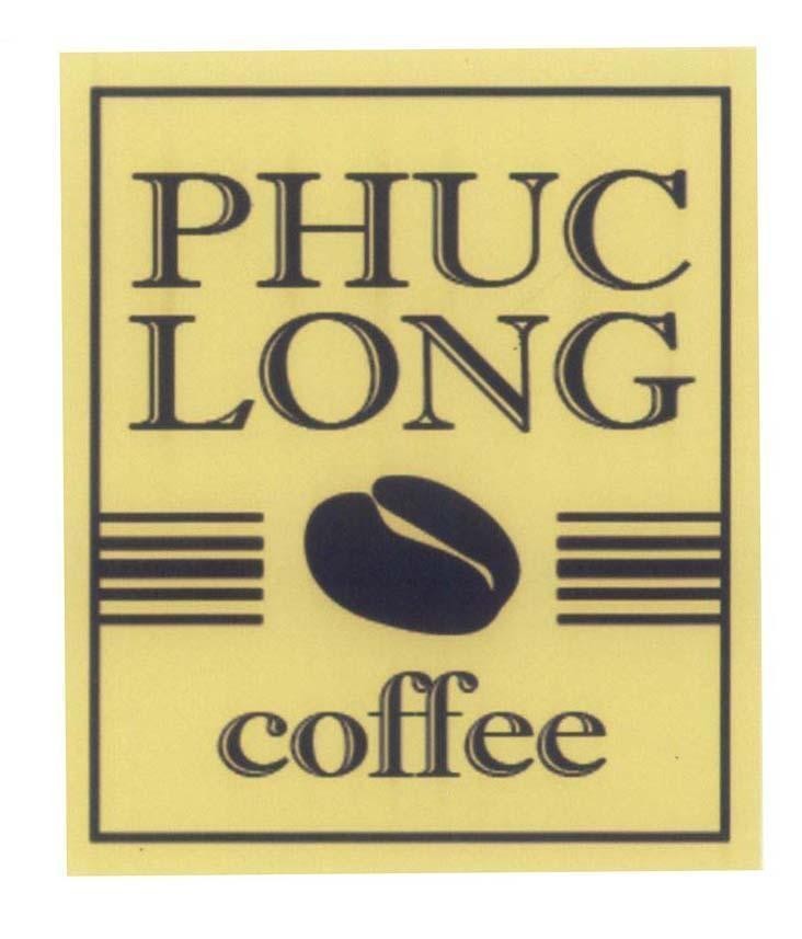 Mẫu nhãn hiệu PHUC LONG coffee