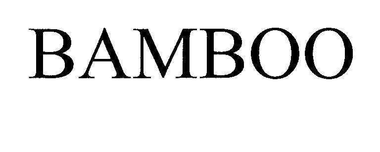 Mẫu nhãn hiệu BAMBOO