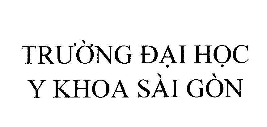 Mẫu nhãn hiệu Trường Đại Học Y Khoa Sài Gòn