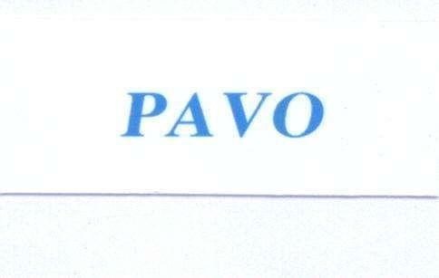Mẫu nhãn hiệu PAVO