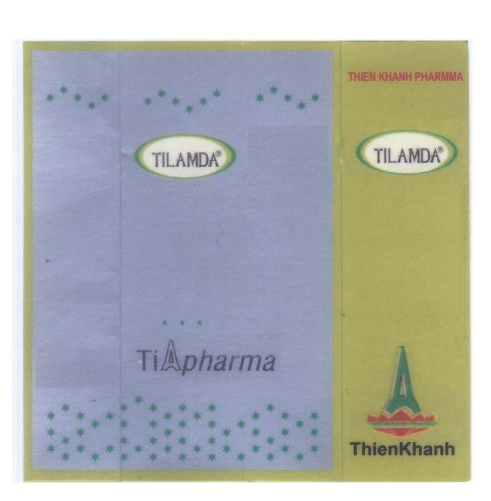 Mẫu nhãn hiệu TILAMDA TIAPHARMA THIEN KHANH PHARMMA A ThienKhanh