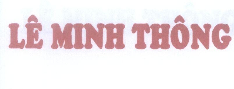 Mẫu nhãn hiệu LÊ MINH THÔNG