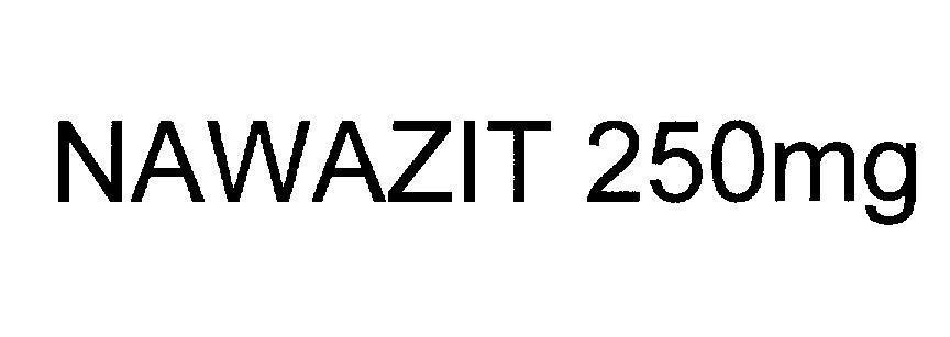 Mẫu nhãn hiệu NAWAZIT 250mg