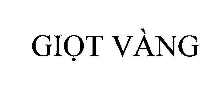 Mẫu nhãn hiệu Giọt Vàng
