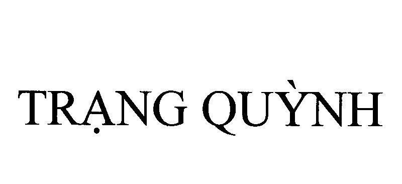 Mẫu nhãn hiệu Trạng Quỳnh