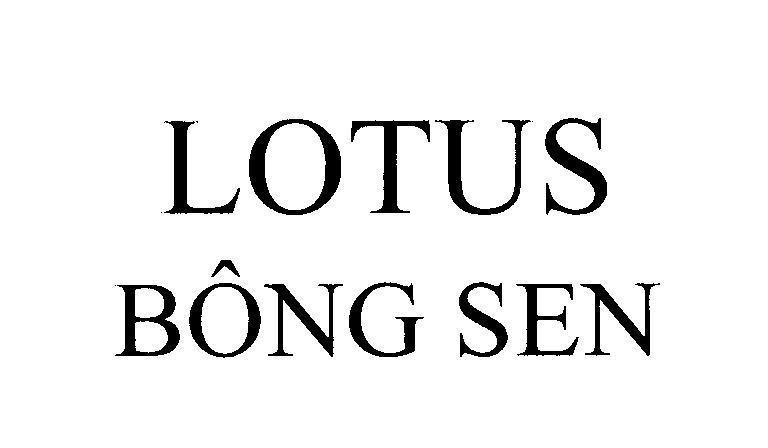 Mẫu nhãn hiệu LOTUS Bông Sen