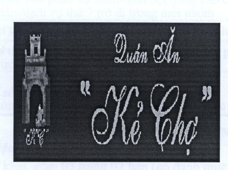 Mẫu nhãn hiệu Quán ăn Kẻ Chợ KC