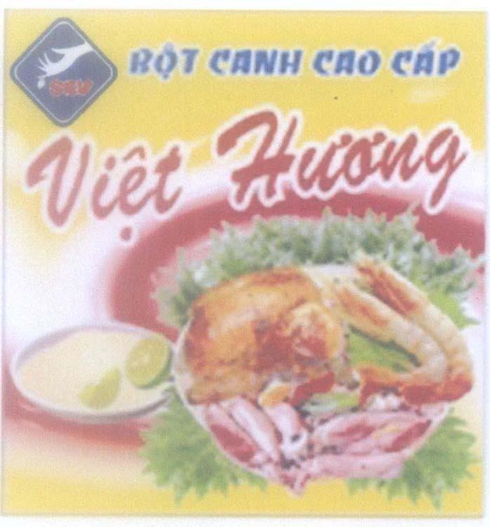 Mẫu nhãn hiệu Việt Hương Bột Canh Cao Cấp SKV