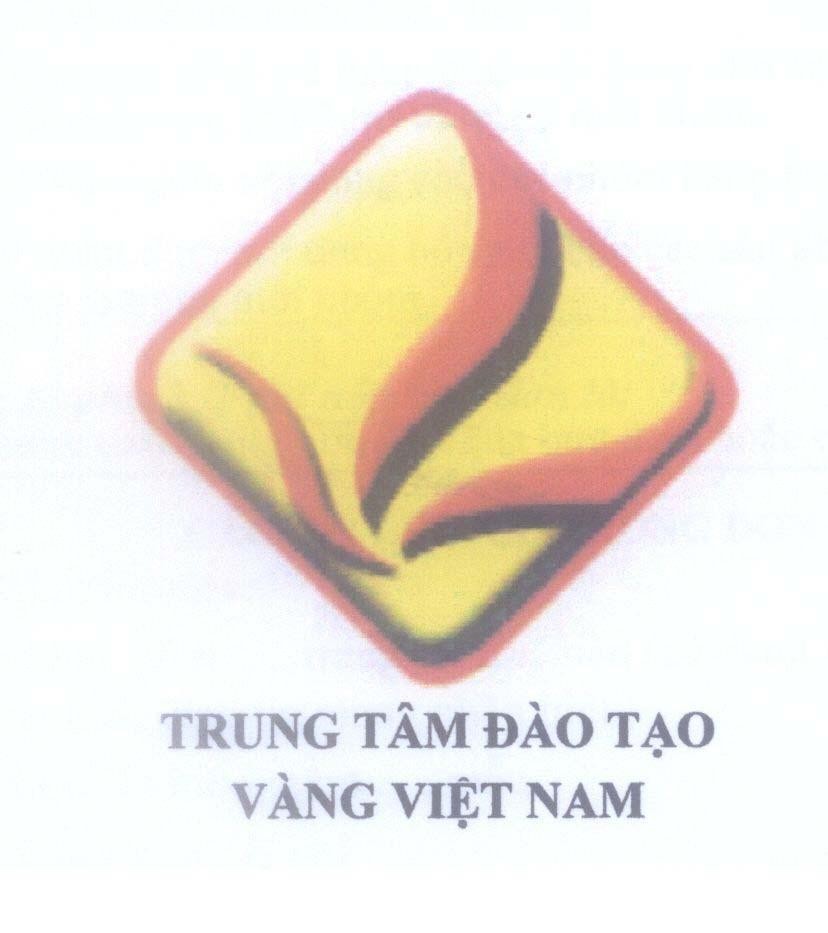 Mẫu nhãn hiệu Trung Tâm Đào Tạo Vàng Việt Nam