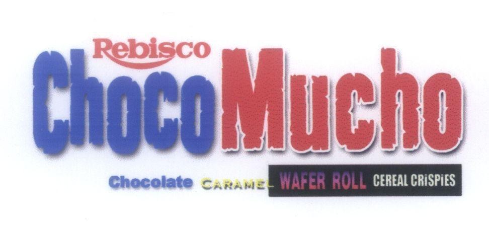 Mẫu nhãn hiệu Rebisco ChocoMucho Chocolate Caramel Wafer Roll Cereal Crispies
