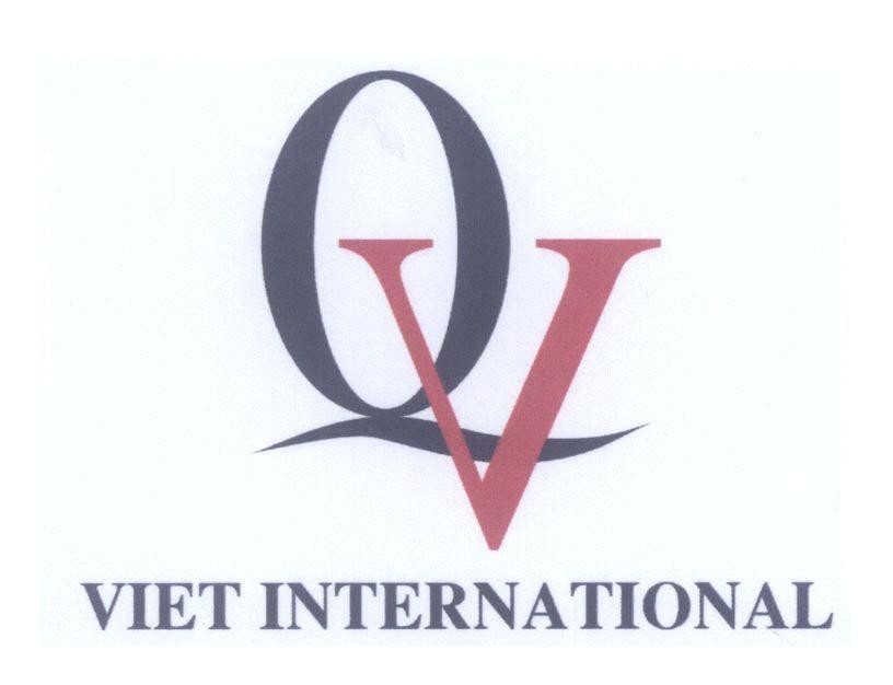 Mẫu nhãn hiệu Q V 0 VIET INTERNATIONAL