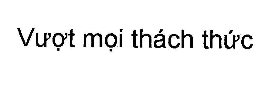 Mẫu nhãn hiệu Vượt mọi thách thức