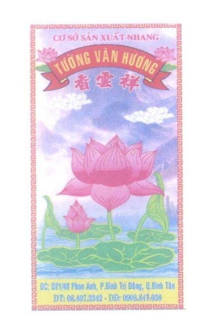 Mẫu nhãn hiệu Tường Vân Hương Cơ Sở Sản Xuất Nhang [Xiang Yun Xiang: Tường Vân Hương]
