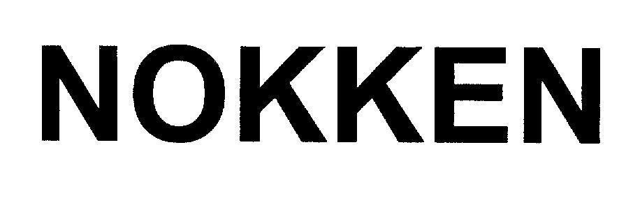 Mẫu nhãn hiệu NOKKEN
