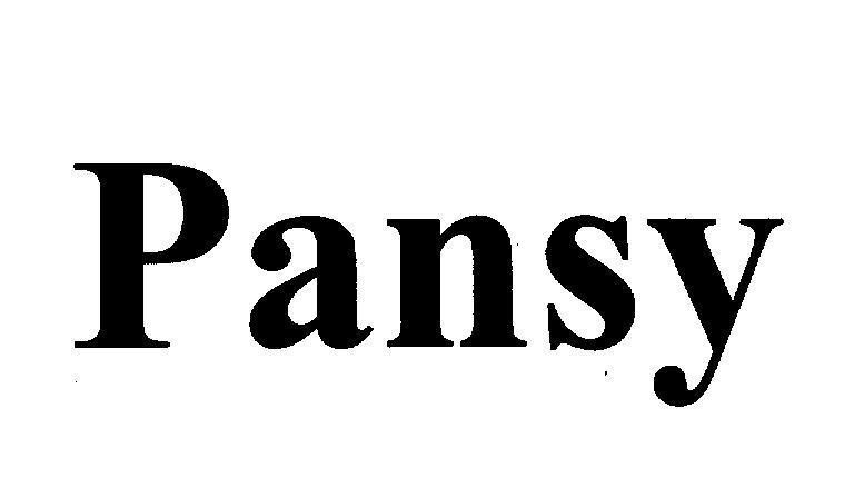 Mẫu nhãn hiệu Pansy