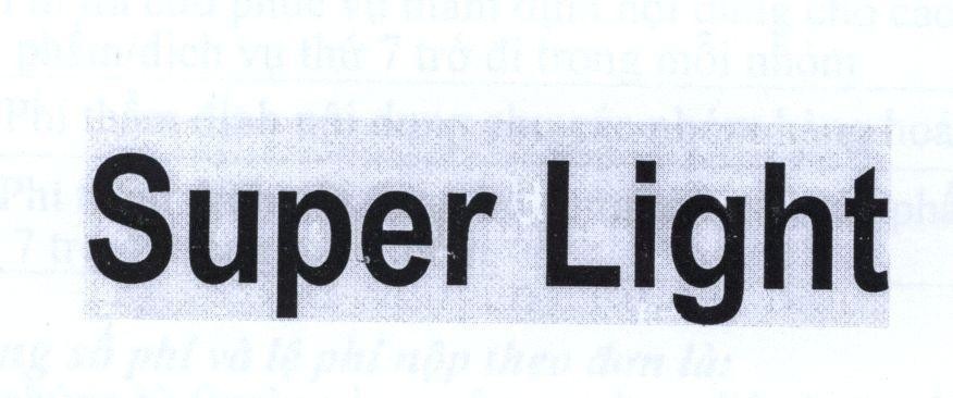 Mẫu nhãn hiệu Super Light