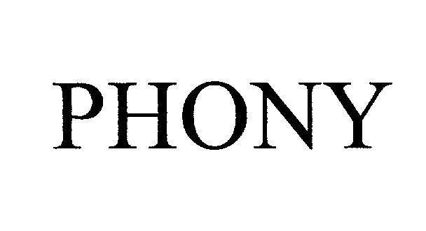 Mẫu nhãn hiệu PHONY