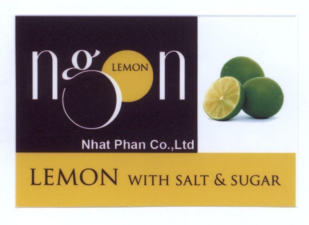 Mẫu nhãn hiệu ngon Nhat Phan Co.,Ltd LEMON WITH SALT & SUGAR