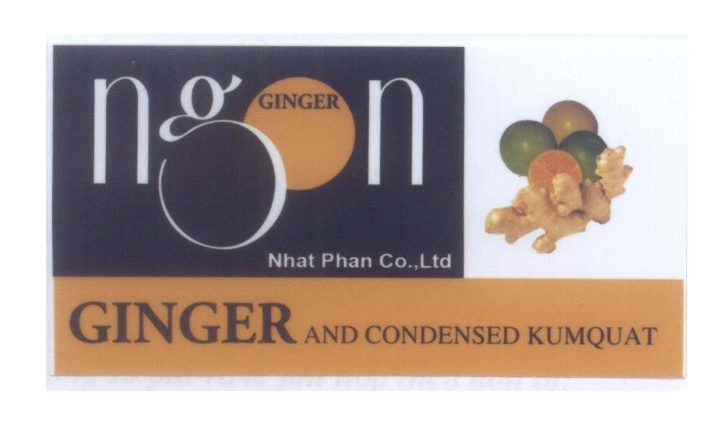 Mẫu nhãn hiệu ngon GINGER Nhat Phan Co.,Ltd GINGER AND CONDENSED KUMQUAT