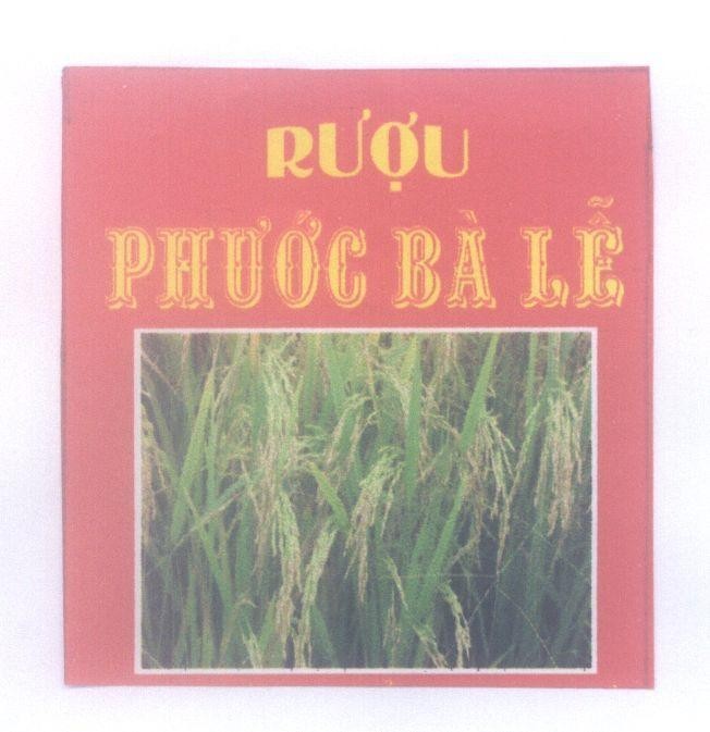 Mẫu nhãn hiệu Rượu Phước Bà Lễ